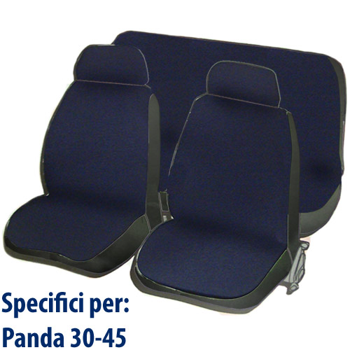 Coprisedili Compatibili Per Panda 30 E 45 - Blu Coprisedili Compatibili Per Panda 30 E 45 - Blu